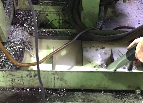 olie en chipszuiger voor CNC