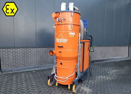 ATEX stofzuiger 220 liter 25 kW met patroonfilter