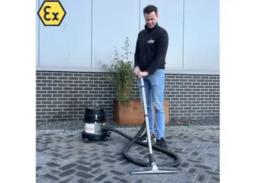ATEX stofzuiger 20 liter Zone 1/2/21/22 perslucht