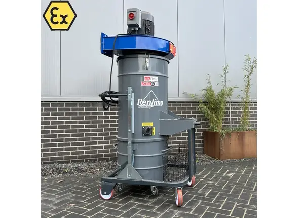 ATEX Afzuigunit 2,2 kW Rentimo industriële stofzuiger huren geheel