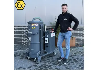 ATEX stofzuiger 100 liter 5,5 kW 380V Zone 22