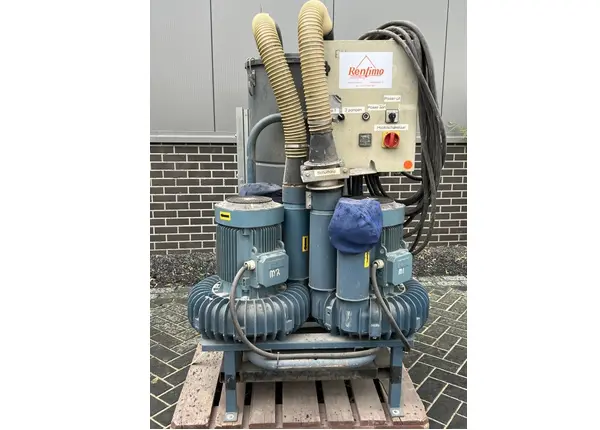 Rentimo industriële stofzuiger 5,5/11 kW huren voorkant