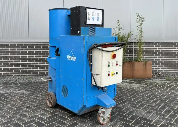 Industriële stofzuiger 160 liter huren Rentimo achterkant