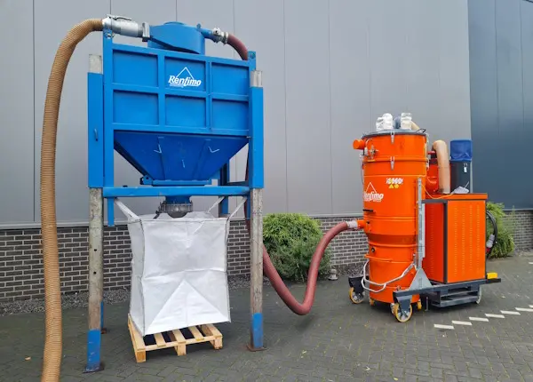 ATEX stofzuiger met voorafscheider voor veilig stofzuigen